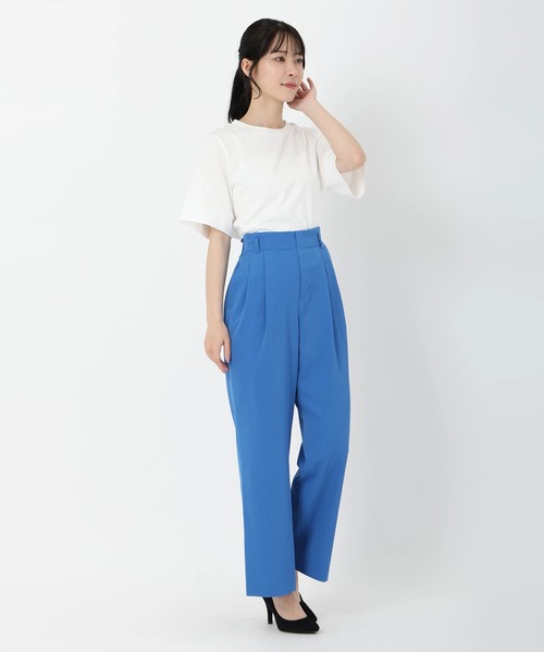 STRAWBERRY-FIELDS（ストロベリーフィールズ）の「【オンラインサイト限定販売】ヴィンテージツイルストレートパンツ　ロングパンツ（その他パンツ・レディース・ベージュ/ネイビー/ロイヤルブルー・2/3/1）」の18枚目の写真
