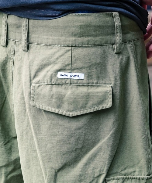 BANKS（バンクス）の「WOVEN / BANKS JOURNAL(バンクスジャーナル)カーゴパンツブランドタグ（その他パンツ・メンズ・ブラウン/カーキ・SMALL/MEDIUM/LARGE）」の4枚目の写真