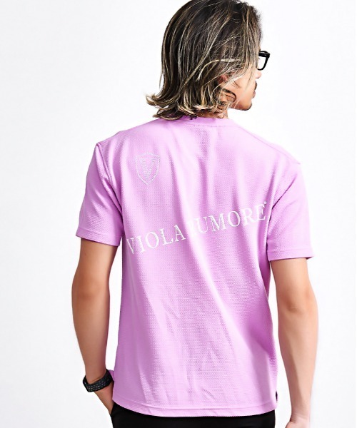 VIOLA（ヴィオラ）の「『VIOLA rumore/ヴィオラ ルモーレ』V/N半袖Tシャツ（Tシャツ/カットソー・メンズ・ブラック/ホワイト/ラベンダー・XL/L/M）」の13枚目の写真