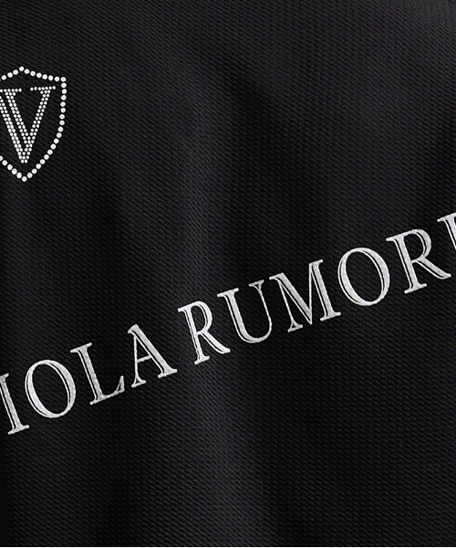 VIOLA（ヴィオラ）の「『VIOLA rumore/ヴィオラ ルモーレ』V/N半袖Tシャツ（Tシャツ/カットソー・メンズ・ブラック/ホワイト/ラベンダー・XL/L/M）」の17枚目の写真