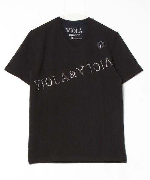 VIOLA（ヴィオラ）の「『VIOLA rumore/ヴィオラ ルモーレ』V/N半袖Tシャツ（Tシャツ/カットソー・メンズ・ブラック/ホワイト/ラベンダー・XL/L/M）」の19枚目の写真