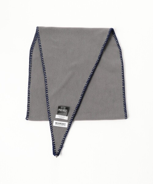 INFIELDER DESIGN（インフィールダーデザイン）の「【別注】INFIELDER DESIGN / フリース マフラー（マフラー・レディース・ブルー/グレー・ONE SIZE）」の4枚目の写真