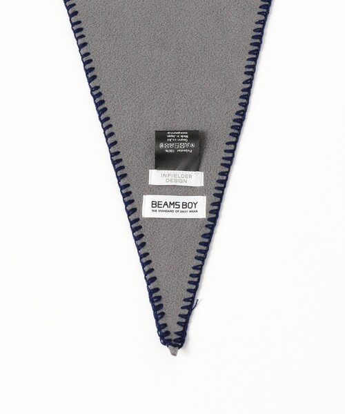 INFIELDER DESIGN（インフィールダーデザイン）の「【別注】INFIELDER DESIGN / フリース マフラー（マフラー・レディース・ブルー/グレー・ONE SIZE）」の5枚目の写真