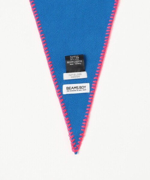 INFIELDER DESIGN（インフィールダーデザイン）の「【別注】INFIELDER DESIGN / フリース マフラー（マフラー・レディース・ブルー/グレー・ONE SIZE）」の8枚目の写真