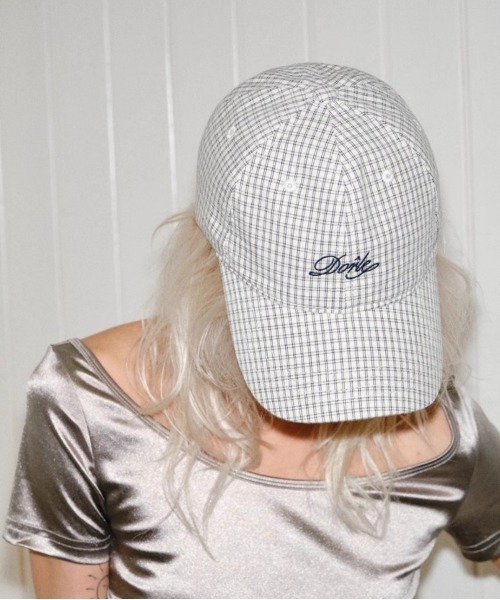 WEGO(ウィゴー)の「WEGO/アソート刺繍チェックキャップ(キャップ・レディース・ホワイト/ベージュ/ネイビー/カーキ・FREE)」の9枚目の写真