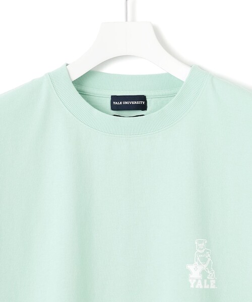 J.PRESS YORK STREET（ジェイプレスヨークストリート）の「【UNISEX】YALEバックプリント Tシャツ（Tシャツ/カットソー・メンズ・ホワイト系/ライトグリーン系/ネイビー系・SMALL/MEDIUM/LARGE）」の13枚目の写真