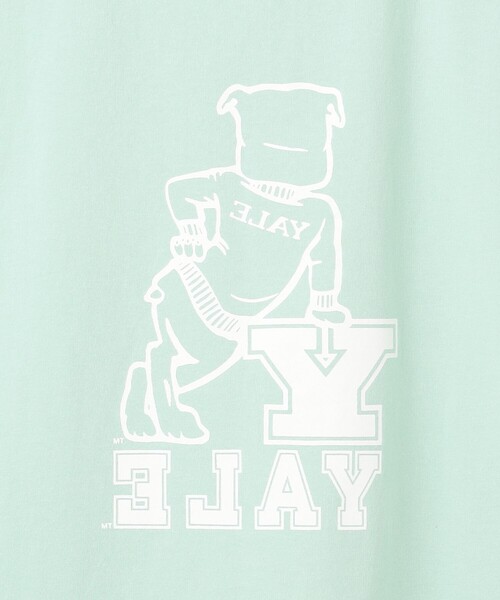 J.PRESS YORK STREET（ジェイプレスヨークストリート）の「【UNISEX】YALEバックプリント Tシャツ（Tシャツ/カットソー・メンズ・ホワイト系/ライトグリーン系/ネイビー系・SMALL/MEDIUM/LARGE）」の17枚目の写真