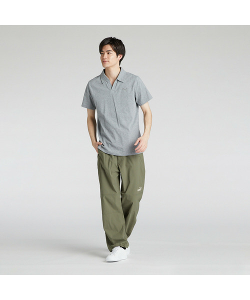 PUMA（プーマ）の「PUMA プーマ メンズ ベーシック ワンポイント 半袖 ポロシャツ（ポロシャツ・メンズ・ホワイト/ネイビー/ブラック/ヘザーグレー・X-LARGE/XX-LARGE/SMALL/LARGE/MEDIUM）」の14枚目の写真