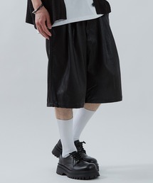 Crownor（クラウノアー）の「PU ワイドショーツ（その他パンツ）」