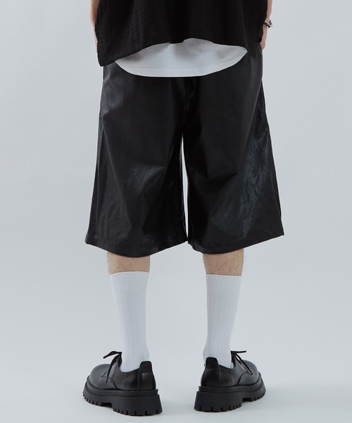 improves（インプローブス）の「PU ワイドショーツ（その他パンツ・メンズ・チャコール/ブラック・LARGE/MEDIUM）」の10枚目の写真