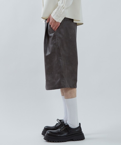 improves（インプローブス）の「PU ワイドショーツ（その他パンツ・メンズ・チャコール/ブラック・LARGE/MEDIUM）」の13枚目の写真