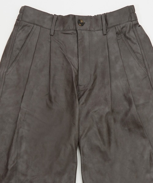 improves（インプローブス）の「PU ワイドショーツ（その他パンツ・メンズ・チャコール/ブラック・LARGE/MEDIUM）」の3枚目の写真