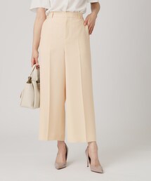 Cham. パンツ ウエストリボンワイドパンツ レディース