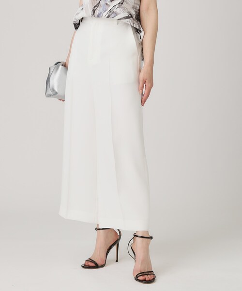 ボンバザール BONbazaar ワイドパンツ ホワイト 日本製 - メルカリ