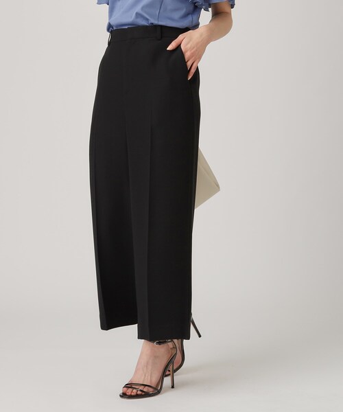 COUP DE CHANCE（クードシャンス）の「【洗える／日本製／裏付き】センタープレス入ワイドパンツ（その他パンツ・レディース・ブラック/ライトブルー/ナチュラル/ホワイト・34/36/38/42/40）」の10枚目の写真