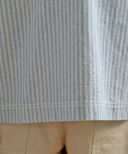 PAR ICI(パーリッシィ)の「セルヴィッチシャンブレー/ストライプ セーラーシャツ(シャツ/ブラウス・レディース・その他/サックスブルー/アイボリー・FREE)」の22枚目の写真