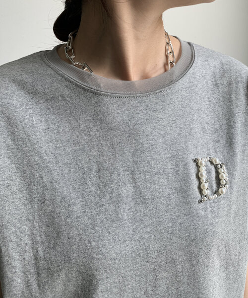 DビジューTEE（Tシャツ/カットソー）｜DouDou（ドゥドゥ）の
