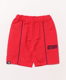 プリーツプリーズ　赤　ハーフパンツ セール】【ジュニア対応】ワイドカーゴハーフパンツ（カーゴ