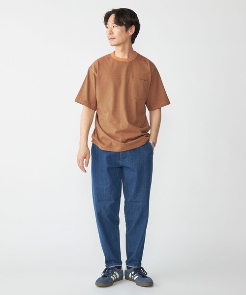 セルビッジデニム トップ SCYE BASICS サイベーシック ウオッシュド セルビッチ デニム