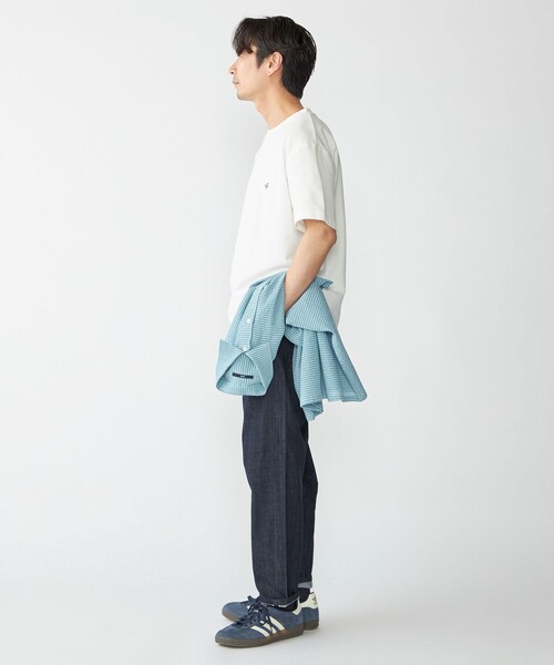 SHIPS（シップス）の「【WEB限定】SHIPS: ライト セルビッチ デニム イージー スラックス（デニムパンツ・メンズ・ネイビー/ロイヤルブルー/ブラック・SMALL/MEDIUM/LARGE/X-LARGE）」の7枚目の写真