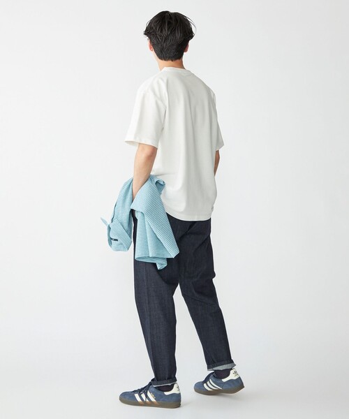 SHIPS（シップス）の「【WEB限定】SHIPS: ライト セルビッチ デニム イージー スラックス（デニムパンツ・メンズ・ネイビー/ロイヤルブルー/ブラック・SMALL/MEDIUM/LARGE/X-LARGE）」の8枚目の写真