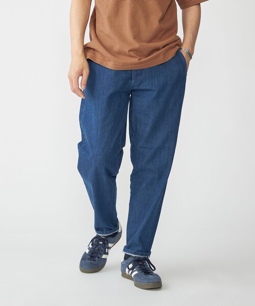 SHIPS（シップス）の「【WEB限定】SHIPS: ライト セルビッチ デニム イージー スラックス（デニムパンツ・メンズ・ネイビー/ロイヤルブルー/ブラック・SMALL/MEDIUM/LARGE/X-LARGE）」の21枚目の写真