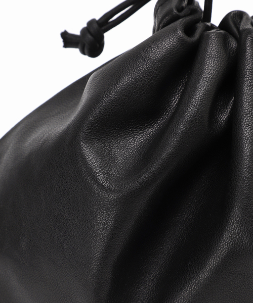 正規品　les Tendre leather clutchバッグ　ブラック plage｜《WEB限定追加》les Tendre leather clutch バッグ 4