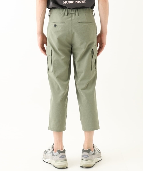MK MICHEL KLEIN HOMME （エムケーミッシェルクランオム）の「【洗える / 快適高通気素材 】リネアーストレッチクロップドパンツ（その他パンツ・メンズ・ミント/カーキ・46/50/48）」の8枚目の写真