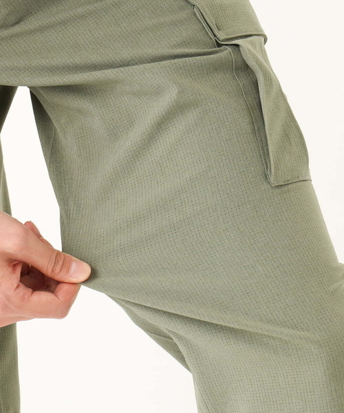 MK MICHEL KLEIN HOMME （エムケーミッシェルクランオム）の「【洗える / 快適高通気素材 】リネアーストレッチクロップドパンツ（その他パンツ・メンズ・ミント/カーキ・46/50/48）」の15枚目の写真