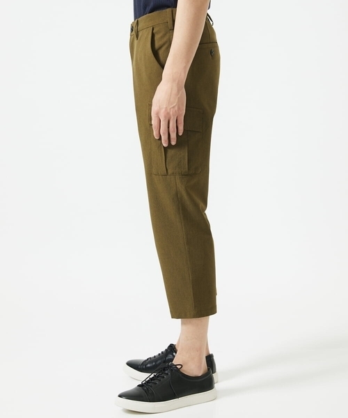 MK MICHEL KLEIN HOMME （エムケーミッシェルクランオム）の「【洗える / 快適高通気素材 】リネアーストレッチクロップドパンツ（その他パンツ・メンズ・ミント/カーキ・46/50/48）」の18枚目の写真