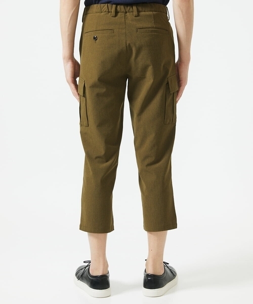MK MICHEL KLEIN HOMME （エムケーミッシェルクランオム）の「【洗える / 快適高通気素材 】リネアーストレッチクロップドパンツ（その他パンツ・メンズ・ミント/カーキ・46/50/48）」の19枚目の写真
