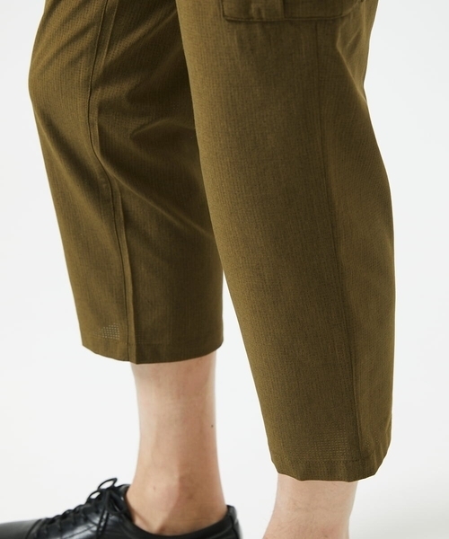 セール】【洗える / 快適高通気素材 】リネアーストレッチクロップド