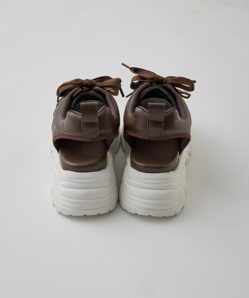 OLIVE des OLIVE(オリーブデオリーブ)の「【S/M/Lサイズ展開】ダブルリボンサンダル(サンダル・レディース・オフホワイト/ブラウン/ブラック・SMALL/MEDIUM/LARGE)」の7枚目の写真