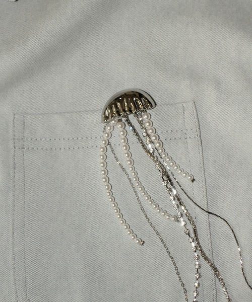 ジェリーフィッシュ ブローチ cha25s034-ファッション通販サイト