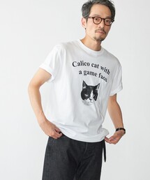 【WEB限定/SHIPS別注】Regency Works: キャット ポケット Tシャツ