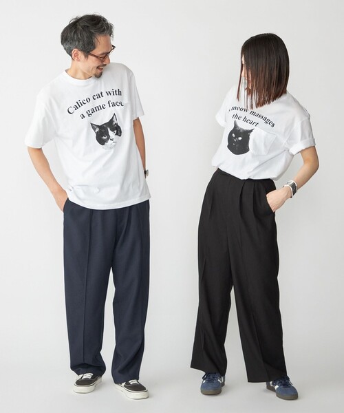 セール】【WEB限定/SHIPS別注】Regency Works: キャット ポケット T