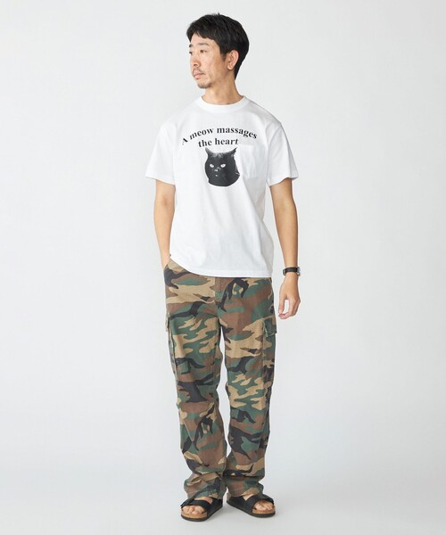 SHIPS(シップス)の「【WEB限定/SHIPS別注】Regency Works: キャット ポケット Tシャツ(Tシャツ/カットソー・メンズ・ライトホワイト/ホワイト/ホワイト系その他/ストーン・MEDIUM/LARGE/X-LARGE)」の11枚目の写真