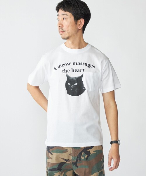セール】【WEB限定/SHIPS別注】Regency Works: キャット ポケット T