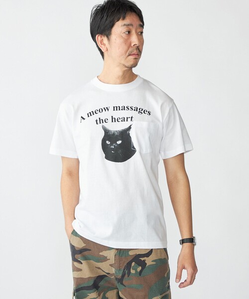 SHIPS(シップス)の「【WEB限定/SHIPS別注】Regency Works: キャット ポケット Tシャツ(Tシャツ/カットソー・メンズ・ライトホワイト/ホワイト/ホワイト系その他/ストーン・MEDIUM/LARGE/X-LARGE)」の17枚目の写真