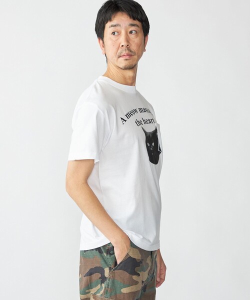 SHIPS(シップス)の「【WEB限定/SHIPS別注】Regency Works: キャット ポケット Tシャツ(Tシャツ/カットソー・メンズ・ライトホワイト/ホワイト/ホワイト系その他/ストーン・MEDIUM/LARGE/X-LARGE)」の22枚目の写真