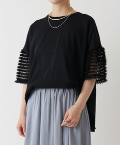 セール】Eglantine 袖ﾚｰｽｶｯﾄｿｰ（Tシャツ/カットソー