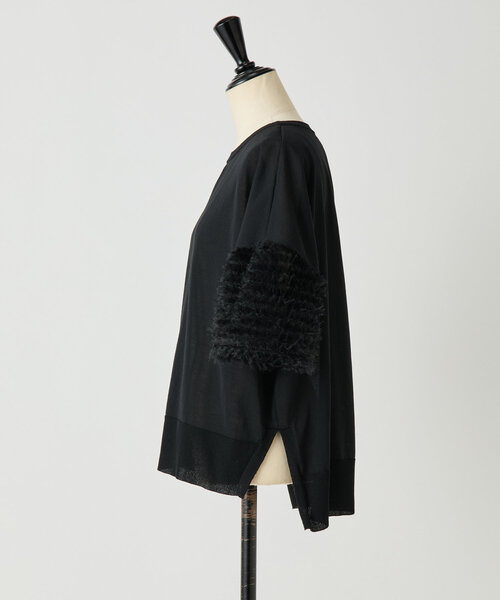 LIVETART(リヴェタート)の「袖フリルニット(ニット/セーター・レディース・ブラック・FREE)」の12枚目の写真