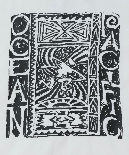 Ocean Pacific(オーシャンパシフィック)の「【Ocean Pacific(オーシャンパシフィック)】OLD PATTERNグラフィックTシャツ(Tシャツ/カットソー・メンズ・ホワイト/ブラック・MEDIUM/LARGE)」の21枚目の写真