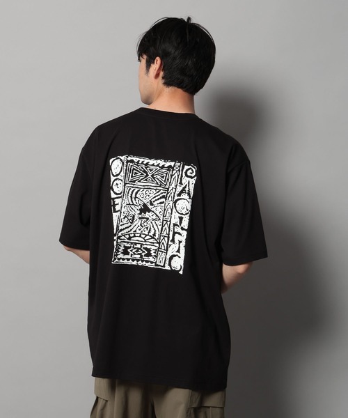 Ocean Pacific(オーシャンパシフィック)の「【Ocean Pacific(オーシャンパシフィック)】OLD PATTERNグラフィックTシャツ(Tシャツ/カットソー・メンズ・ホワイト/ブラック・MEDIUM/LARGE)」の5枚目の写真
