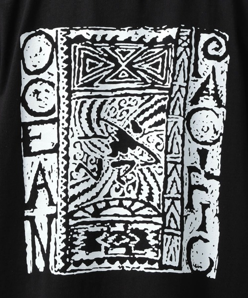 Ocean Pacific(オーシャンパシフィック)の「【Ocean Pacific(オーシャンパシフィック)】OLD PATTERNグラフィックTシャツ(Tシャツ/カットソー・メンズ・ホワイト/ブラック・MEDIUM/LARGE)」の8枚目の写真