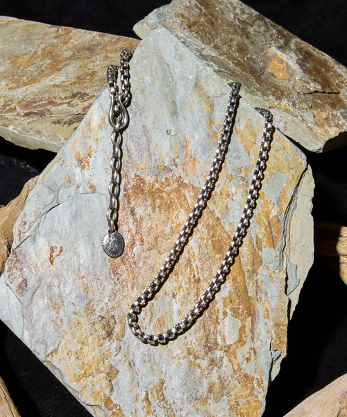 HARIM（ハリム）の「HARIM ハリム / SQUARE BLOCK CHAIN LONG NECKLACE シルバー925スクエアブロックチェーンロングネックレス LARGE / HRC018LNC L（ネックレス・メンズ・シルバー・FREE）」の3枚目の写真