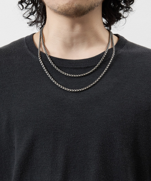 HARIM（ハリム）の「HARIM ハリム / SQUARE BLOCK CHAIN LONG NECKLACE シルバー925スクエアブロックチェーンロングネックレス LARGE / HRC018LNC L（ネックレス・メンズ・シルバー・FREE）」の11枚目の写真