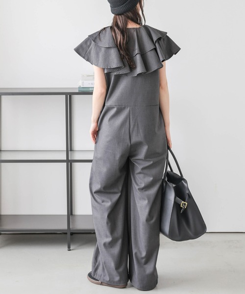 AMELY（エミリー）の「フロントジップオールインワン（つなぎ