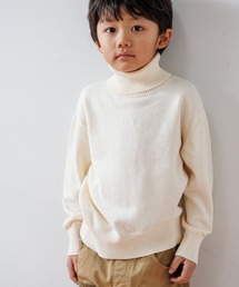 MAKE YOUR DAY（メイクユアデイ）の「コットン100%タートルネックセーター■80～140cm（ニット/セーター）」