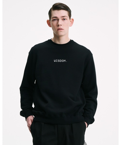 SOPHNET.（ソフネット）の「WISDOM. SWEATSHIRT（スウェット・メンズ・ブラック/ホワイト・2/3/4/5/1）」の3枚目の写真